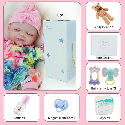 reborn baby doll | baby dolls | real life baby dolls | real baby dolls | newborn baby dolls | dolls that look real | ultra-soft vinyl | hand-rooted hair | gentle touch | realistic eyes | collectible doll