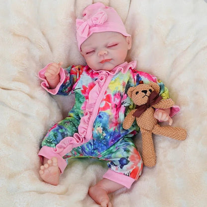 Bella -Lifelike Sleeping Reborn Baby Doll (18") - Authentic Reborn beautiful reborn baby dolls - chimidoll
