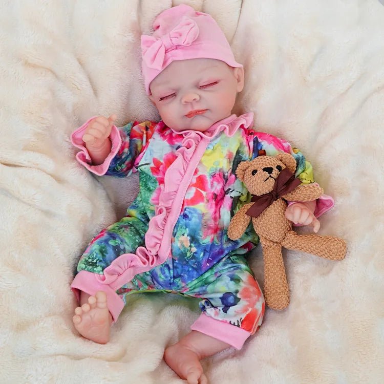 Bella -Lifelike Sleeping Reborn Baby Doll (18") - Authentic Reborn beautiful reborn baby dolls - chimidoll