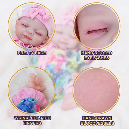 Bella -Lifelike Sleeping Reborn Baby Doll (18") - Authentic Reborn beautiful reborn baby dolls - chimidoll