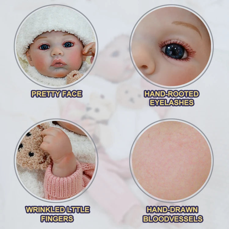 realistic dolls | reborn baby dolls | real life baby dolls | real baby dolls | for doll therapy | for anxiety relief | for dementia patients | as a keepsake doll | for doll enthusiasts | with realistic features | with soft skin | that look real | for display | for collecting