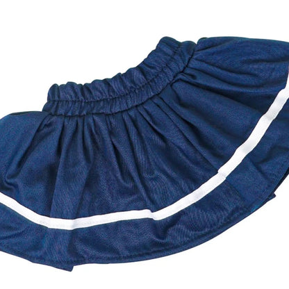 dark blue skirt