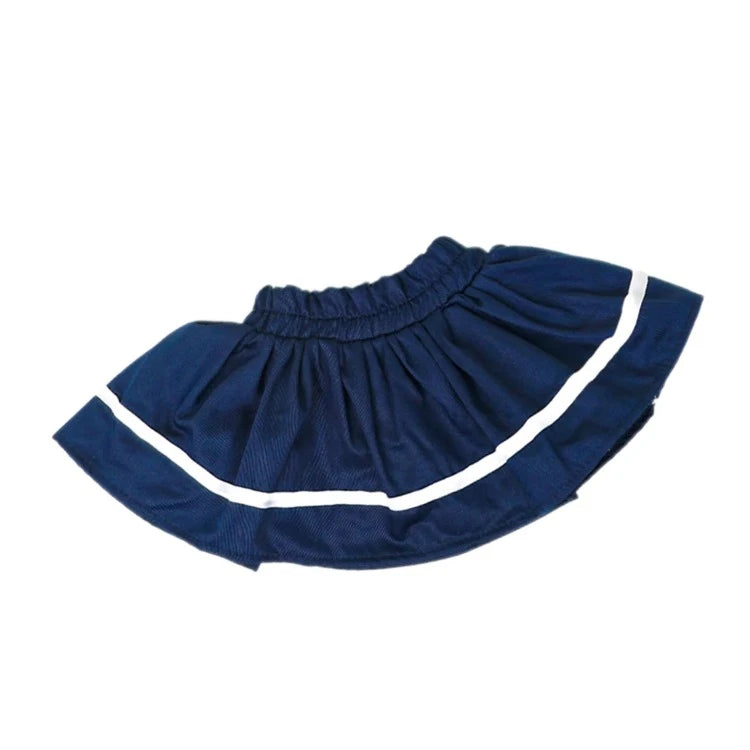 dark blue skirt