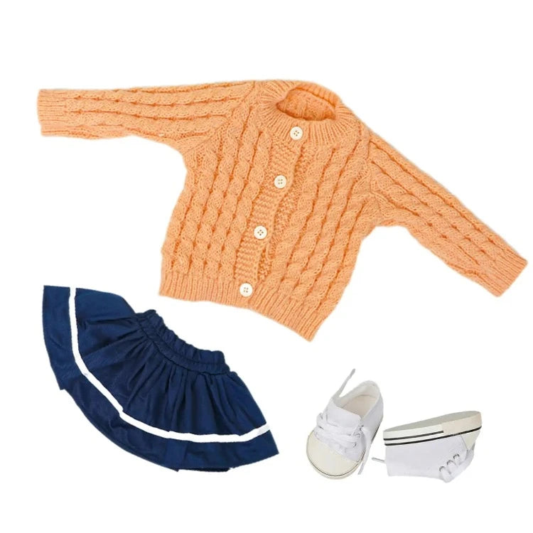 Crochet College Style Doll Clothing