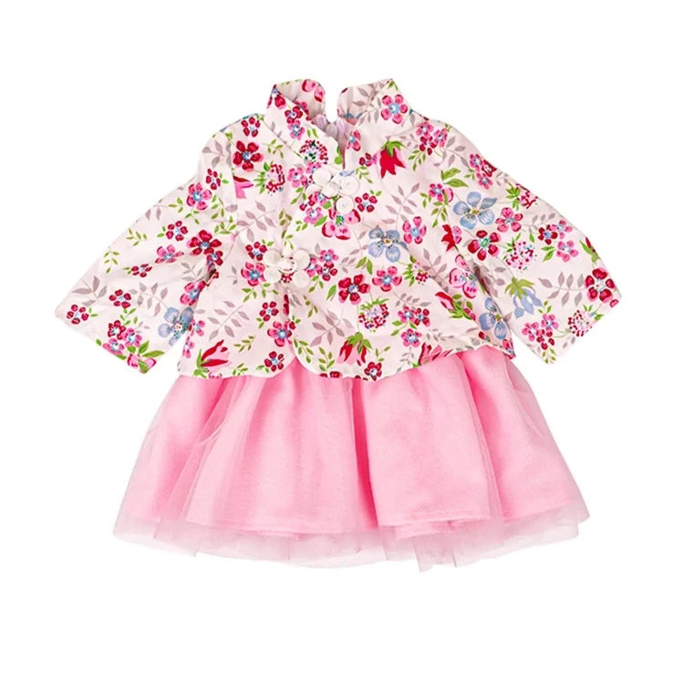 Pink Chinese-style Retro Clothing