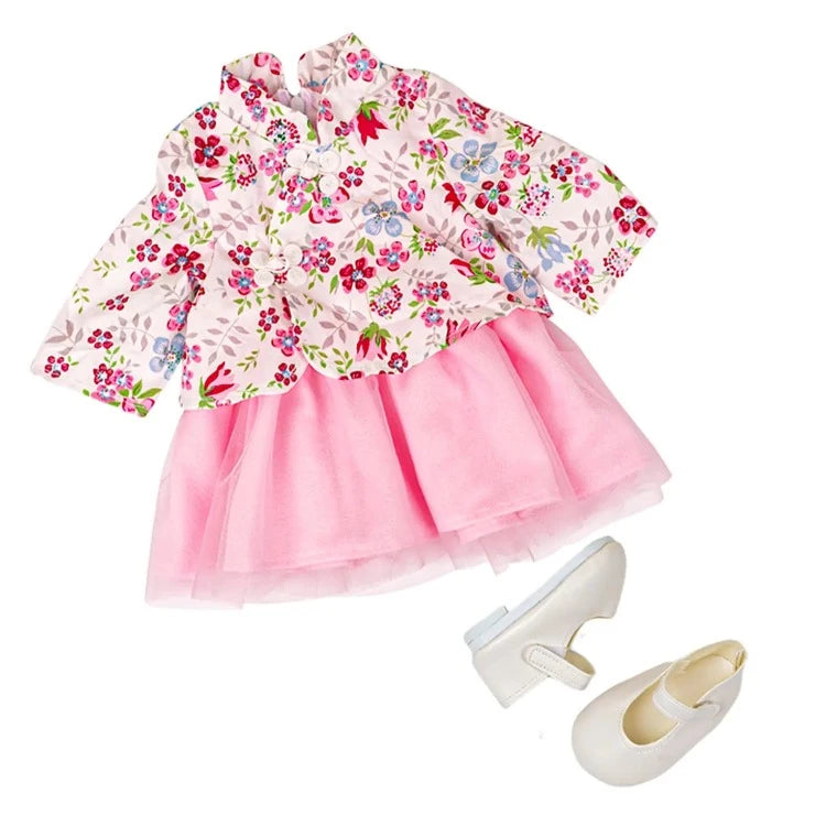Pink Chinese-style Retro Clothing
