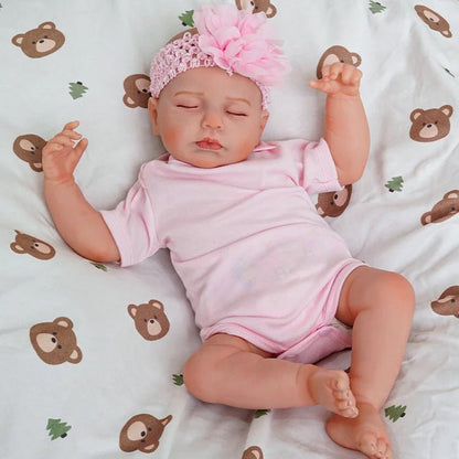 Rosie - Lifelike Sleeping Reborn Baby Doll (20") - Authentic Reborn beautiful reborn baby dolls - chimidoll