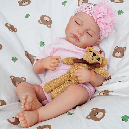 Rosie - Lifelike Sleeping Reborn Baby Doll (20") - Authentic Reborn beautiful reborn baby dolls - chimidoll