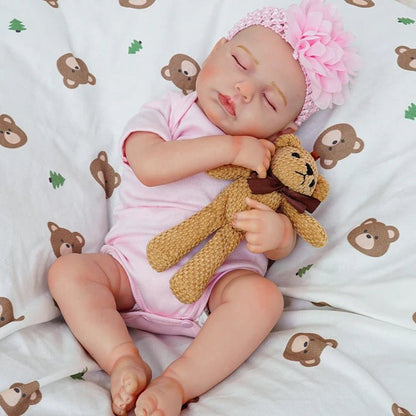 Rosie - Lifelike Sleeping Reborn Baby Doll (20") - Authentic Reborn beautiful reborn baby dolls - chimidoll