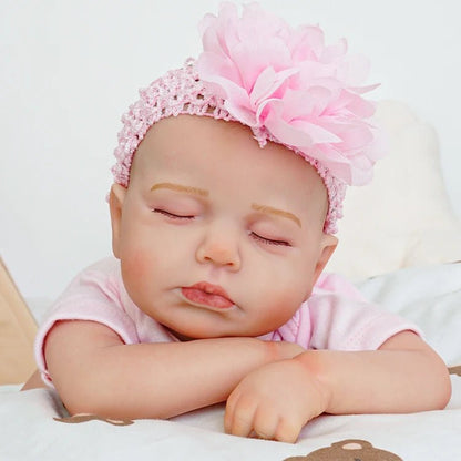 Rosie - Lifelike Sleeping Reborn Baby Doll (20") - Authentic Reborn beautiful reborn baby dolls - chimidoll