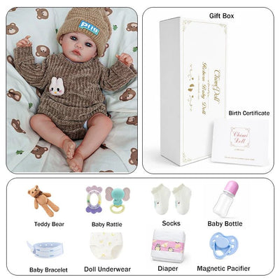 Riley 20" Lifelike Reborn Baby Doll - chimidoll