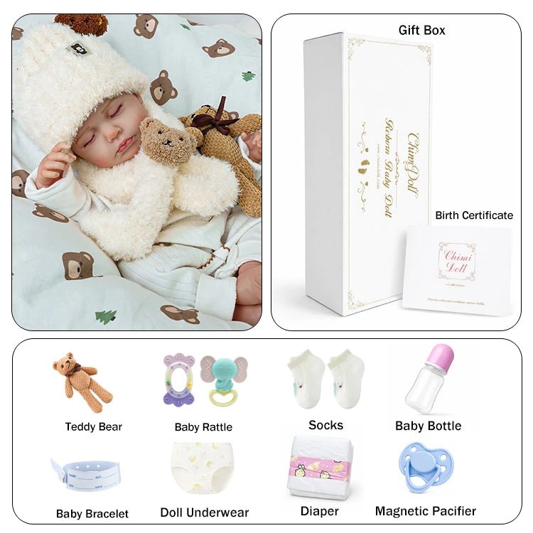 Ruby 20" Lifelike Reborn Baby Doll - chimidoll