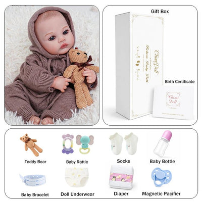 Sam 20" Lifelike Reborn Baby Doll - chimidoll