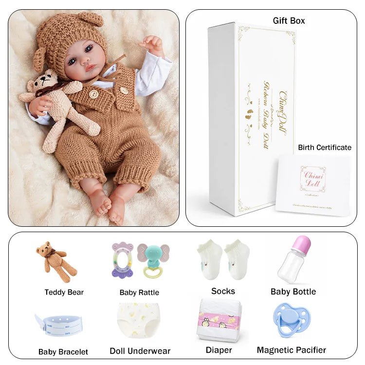 Skyler 20" Lifelike Reborn Baby Doll - chimidoll