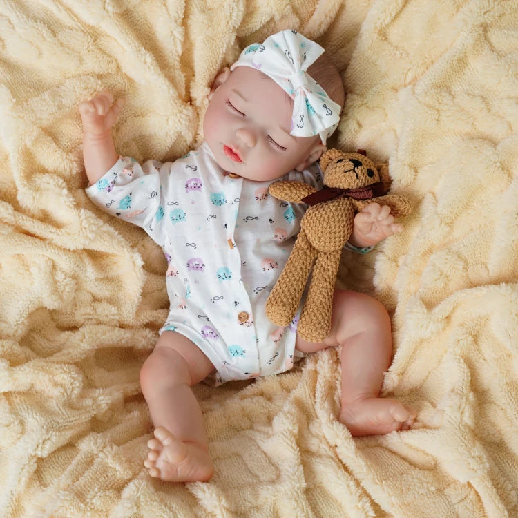 baby dolls | realistic baby dolls | sleeping reborn dolls | sleeping doll | squishy dolls | peaceful expression | soft and cuddly | delicate hand-painted features | gentle embrace | bedtime companion