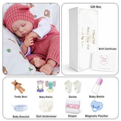 Tessa - Lifelike Sleeping Reborn Baby Doll (20") - chimidoll