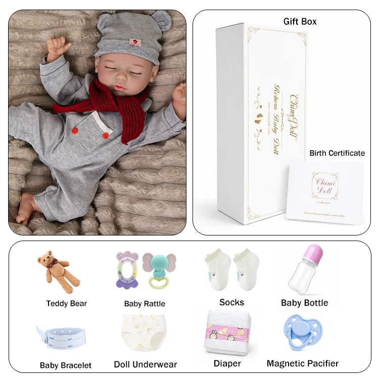 Theo 18" Lifelike Reborn Baby Doll - chimidoll