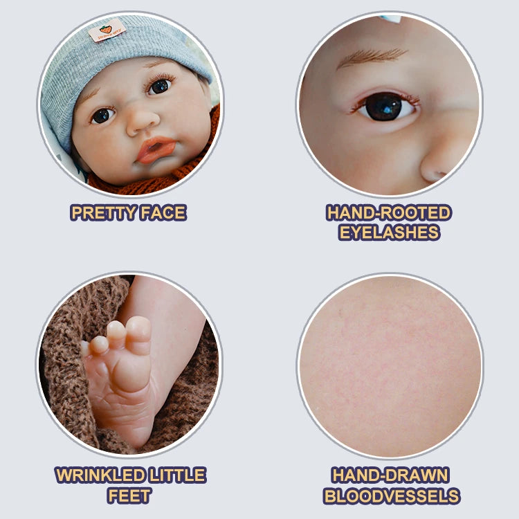 baby dolls | reborn baby dolls | vinyl reborn dolls | reborn baby dolls girls | realistic newborn feel | beautifully crafted | soft-touch vinyl | lifelike facial details | perfect gift for kids
