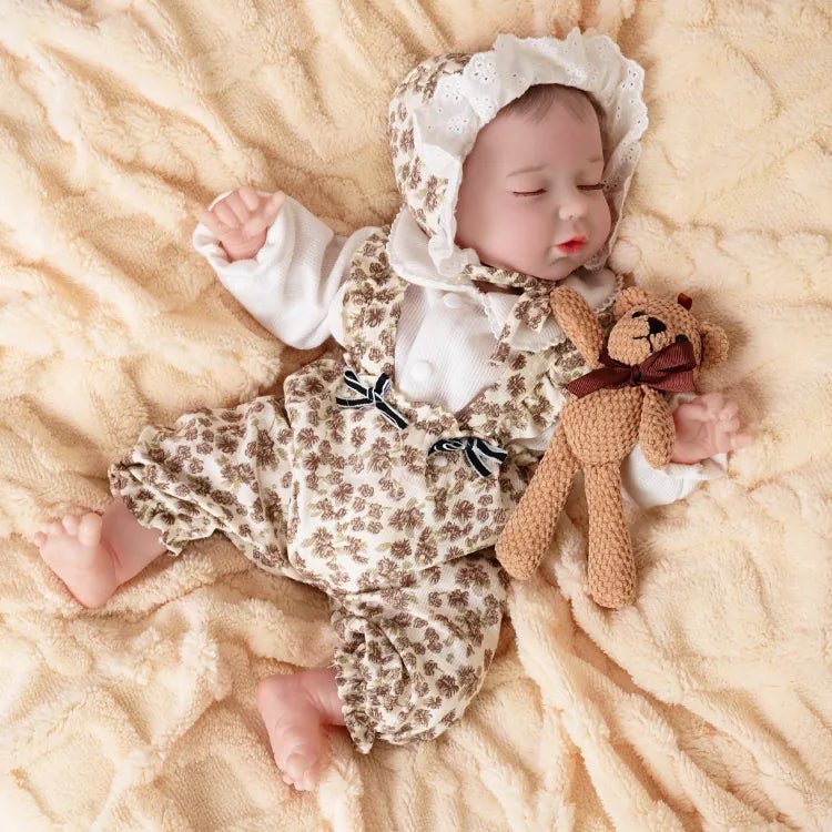 Lifelike Sleeping Reborn Baby Doll (18") - Authentic Reborn beautiful reborn baby dolls - chimidoll
