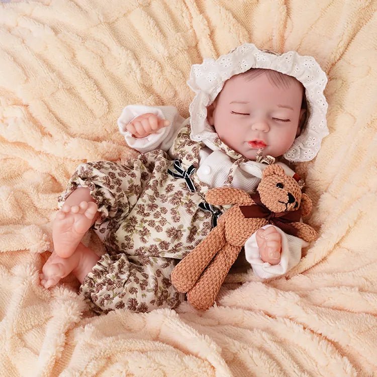 Lifelike Sleeping Reborn Baby Doll (18") - Authentic Reborn beautiful reborn baby dolls - chimidoll